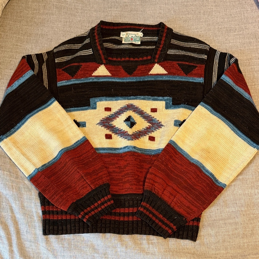 Vintage western sweater Aztec